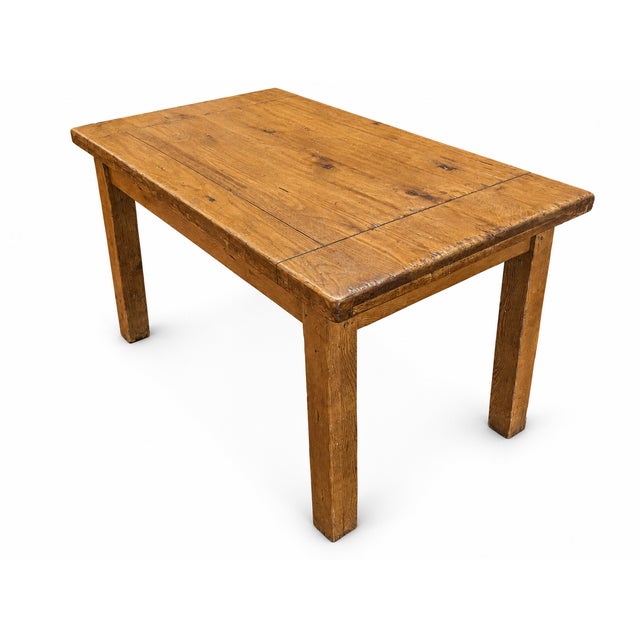 Antique French Oak Farmhouse Dining Table, 1900 For Sale - Image 5 of 11