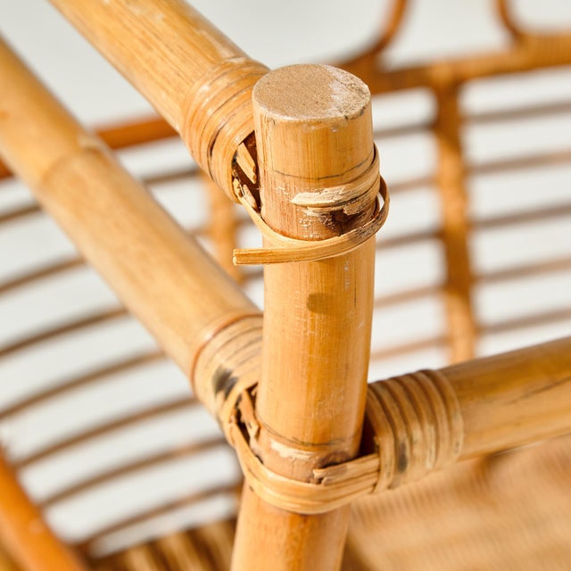 Vintage Bamboo Cradle, 1960s For Sale - Image 14 of 16