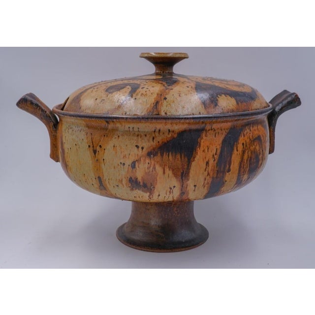 Mid 20th Century Mid 20th Century Joel Edwards Large Footed Tureen For Sale - Image 5 of 11