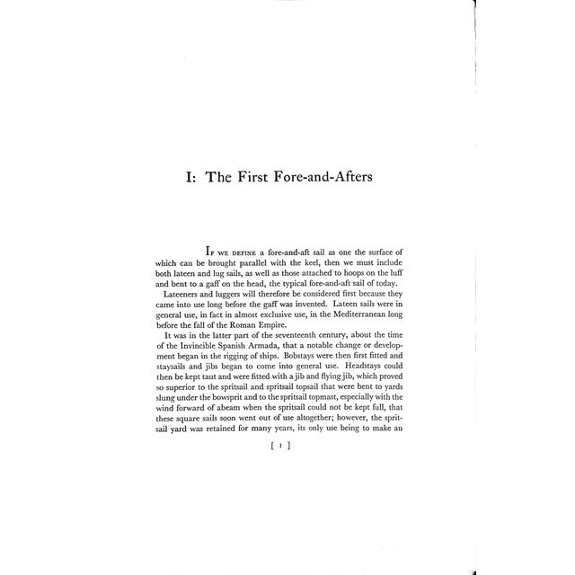 Paper "Fore-And-Afters" 1940 Crowninshield, b.b. For Sale - Image 7 of 9