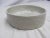 Vintage Zanesville Pottery White Ribbed Bowl Homespun Style 7.25" Diameter For Sale - Image 4 of 10