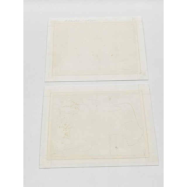 Manfred Nipp, Abstract Compositions, Paintings on Paper, 1990s, Set of 2 For Sale - Image 18 of 18