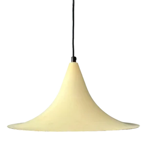 Vintage Space Age Metal Witch Hat Pendant Lamp