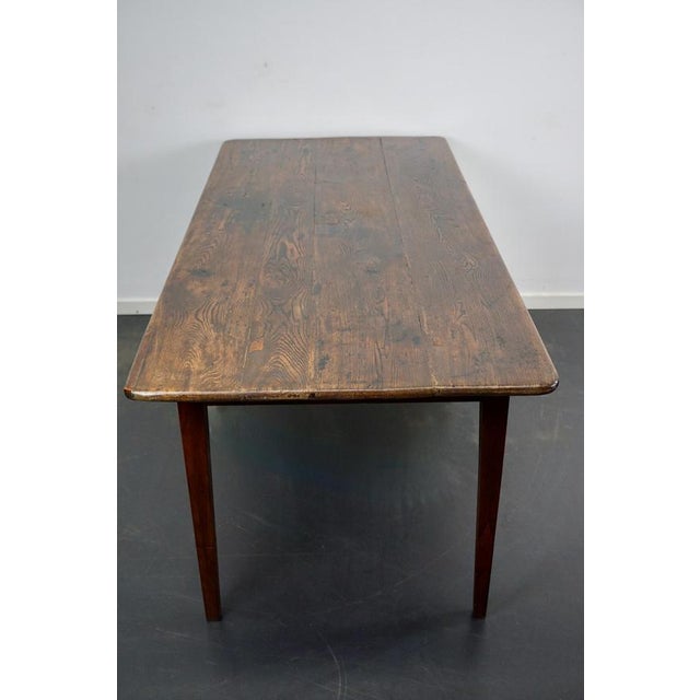 Rustic French Oak Farmhouse Dining Table, 19th Century For Sale - Image 3 of 18