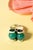 Silver and Chrysprase Ring from Elis Kauppi, 1960s For Sale - Image 4 of 9