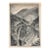 1930s Norman Kent Mountain Valley and Mill Drawing For Sale