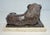 Antique Hand Carved 19th Century Reclining Lion Solid Marble Sculpture Statue For Sale - Image 13 of 16