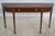 Age: Approx. 10 Years Old Details: Tall Tapering Legs w/ Spade Feet Gorgeous Figural Mahogany Yew Wood Banded Boarder...