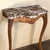 19th Century French Louis XV Walnut Marble Top Console For Sale - Image 4 of 9