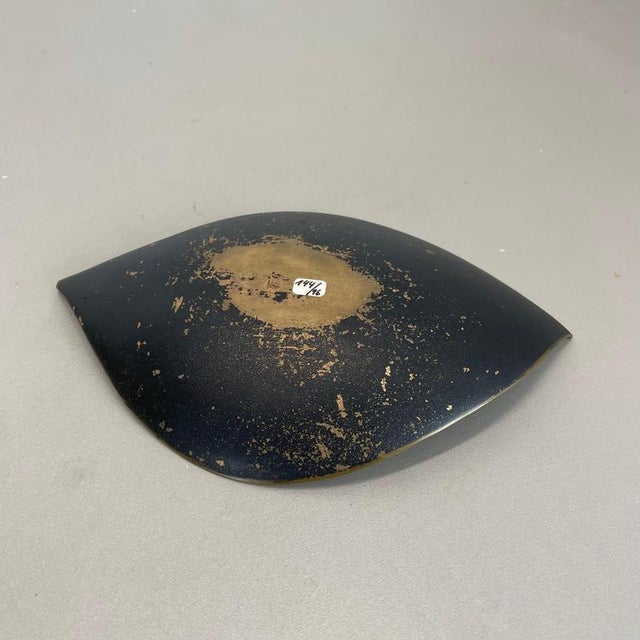 Bronze Handmade Leaf Plate by Noak Leipzig, Germany, 1950s For Sale - Image 15 of 18