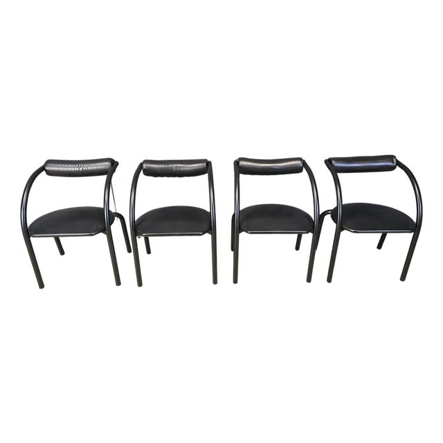 Postmodern Dining Chairs, 1980s, Set of 4 For Sale
