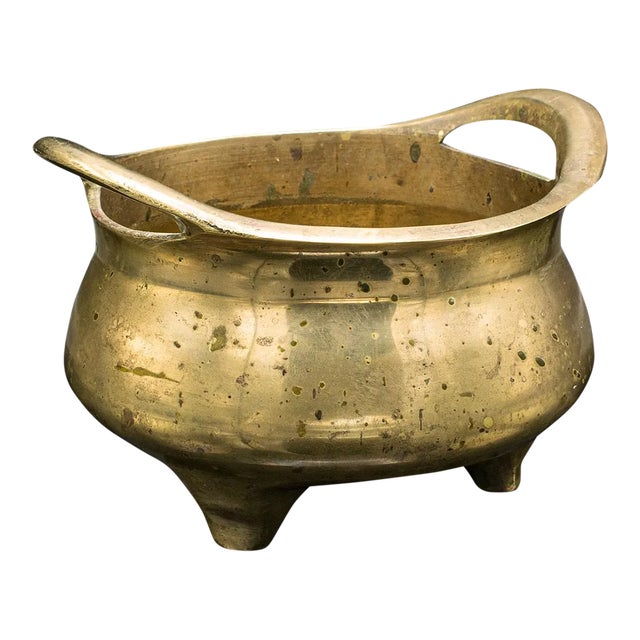 1900's Victorian Antique Incense Burner Oriental Brass Censer For Sale