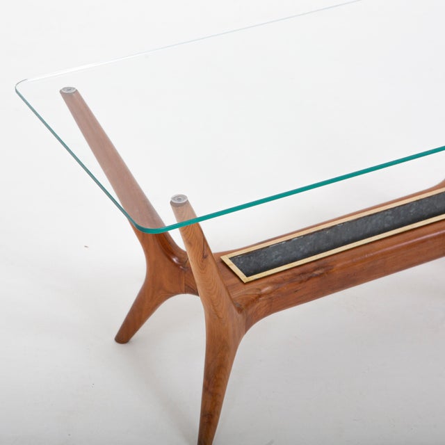 1950s Italian Modernist Cocktail Table Attributed to Gio Ponti For Sale - Image 17 of 18