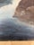 1970’s Original Abstract Rocky Seascape Chunky Carved Wood Frame Signed For Sale - Image 4 of 5