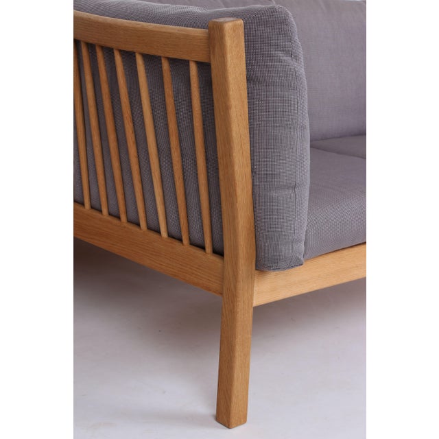 Wood Danish Sofas in Oak by Andreas Hansen, 1970s, Set of 2 For Sale - Image 7 of 12