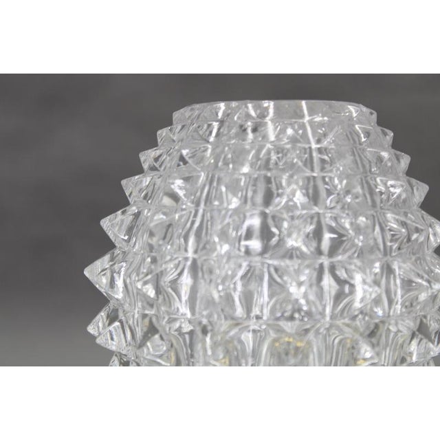 Metal Mid-Century Table Lamps with Prismatic Glass Shades, Czech, 1970s, Set of 2 For Sale - Image 7 of 12