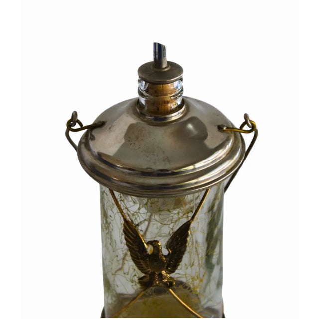 1970s Vintage Eagle Decanter Musical Barware Kitschy Retro Americana Patriotic Bicentennial For Sale - Image 5 of 6