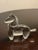 Glass Baccarat Crystal Trojan Horse Figurine For Sale - Image 7 of 12