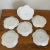 Antique Early 20th Century English White Cabbage Leaf Hors D’Oeuvres Plates - Set of 6 For Sale In Philadelphia - Image 6 of 8