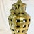 Vintage Art Deco Hollywood Regency Chippendale Winged Nike Greek Goddess Brass Table Lamp, New Pleated Shade For Sale - Image 9 of 14