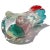 Vintage Murano Abstract Multi-Color Red Teal Tree Trunk Italian Art Glass Flower Vase With Original Label For Sale - Image 10 of 10