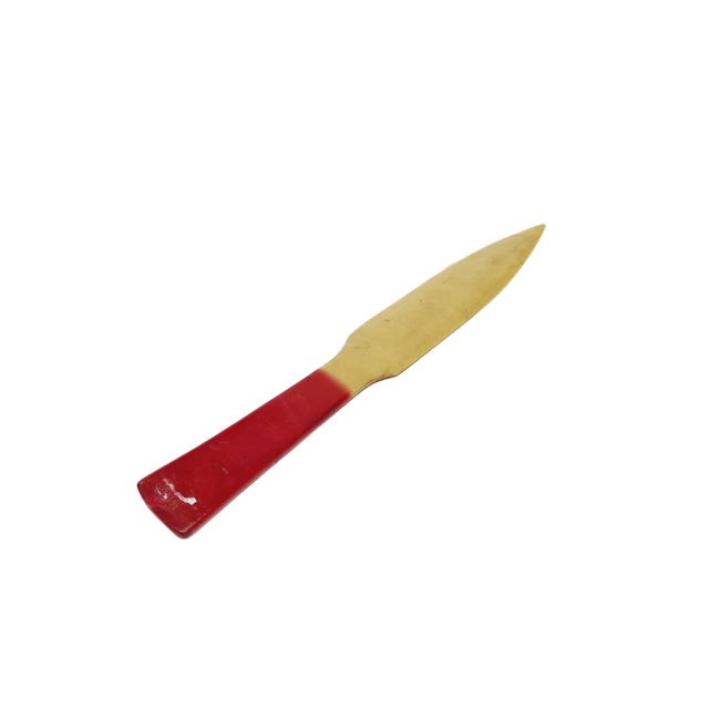 Vintage Bakelite Letters Knife, Poland, 1960s For Sale - Image 6 of 6