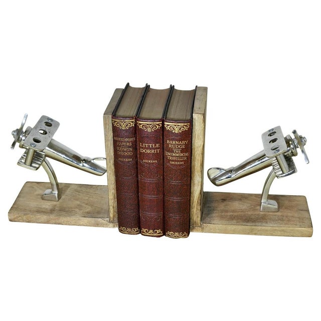 Mid-Century Bookends on an Aeronautical Theme, 1960s, Set of 2 For Sale - Image 7 of 7
