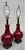 Pair of Vintage Chinese Oxblood Red Glazed Ceramic Table Lamps – 33.5" For Sale - Image 12 of 18