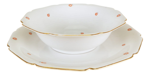 Ceramic Plate and Terrine from Heinrich & Co. Selb Bavaria, Set of 2