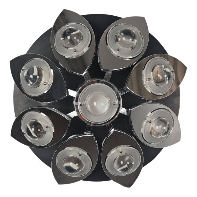 Sculptural Wall or Ceiling Light by Gaetano Sciolari, 1970s For Sale