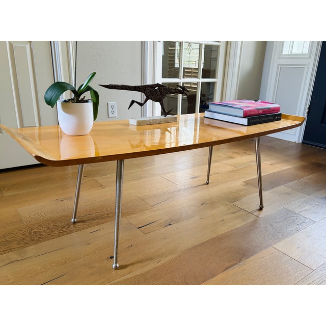 Mid-Century Italian Modern Coffee Table, Attributed to the Style of Cesare Lacca, Italy, C. 1950s For Sale - Image 15 of 15
