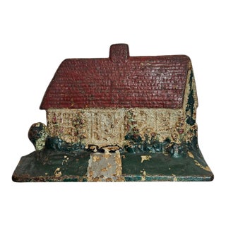 "Cape Cod", Cast-Iron Style Doorstop, With Original Paint For Sale