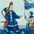 Cerulean Pair of Chinese Export Paintings on Mulberry Pith Paper, 19th Century For Sale - Image 8 of 12