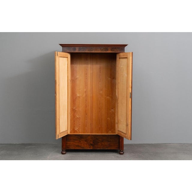 Gründerzeit Wardrobe in Walnut For Sale - Image 3 of 18