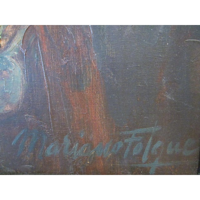 Early 21st Century Impressionist Ethnic Portrait Oil on Canvas Signed Mariano Folque For Sale - Image 5 of 17