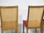 Mid-Century Modern Walnut Wicker Dining Chairs by Dillingham, 1960s, Set of 8 For Sale - Image 11 of 13