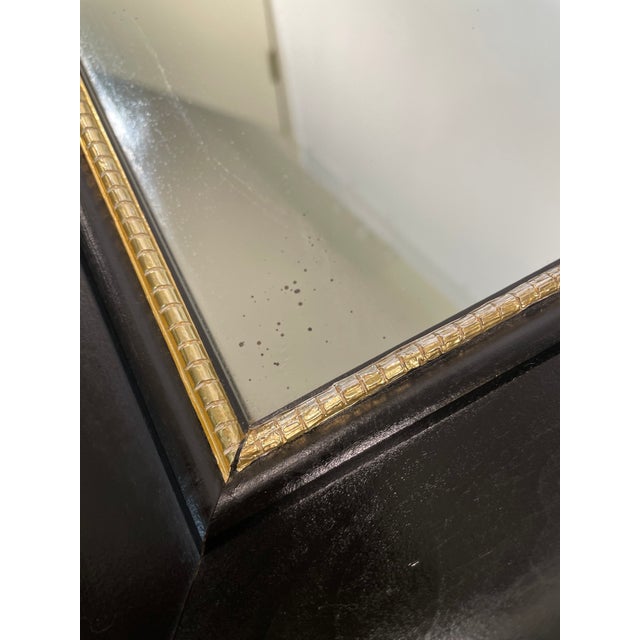 1960s Mid Century Modern Turner "Fashion Plate" Black Wall Mirror For Sale - Image 12 of 18