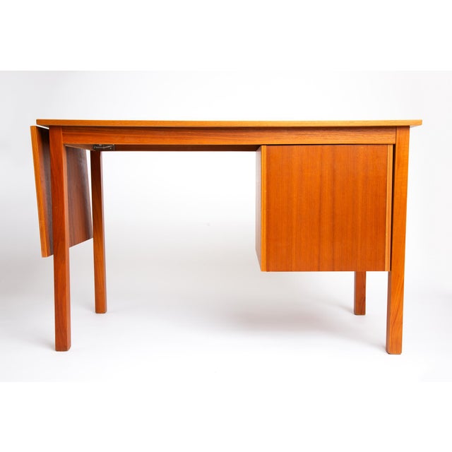 Arne Vodder Danish Modern Sliding Top Desk For Sale - Image 4 of 9
