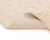 Ivory Minimalist Textured Geometric Hand-Knotted Moroccan Wool Rug | 10'0" X 6'9" | One of a Kind For Sale - Image 8 of 9