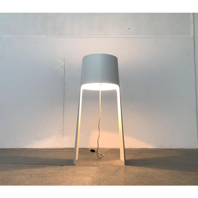 White Coen Sl Floor Lamp by Moritz Böttcher & Sören Henssler for Anta, Germany For Sale - Image 8 of 18