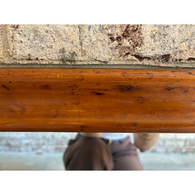 Vintage Wooden Mirror For Sale - Image 11 of 14