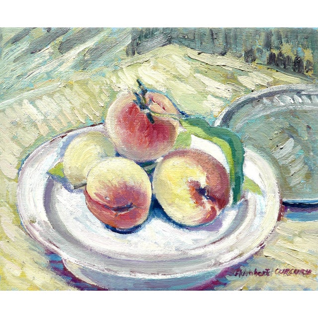 2020s Trois Peches (Three Peaches) Still Life For Sale - Image 5 of 5