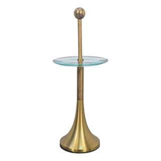 Side Table in Brass and Glass from Fontana Arte, Italy, 1960s For Sale