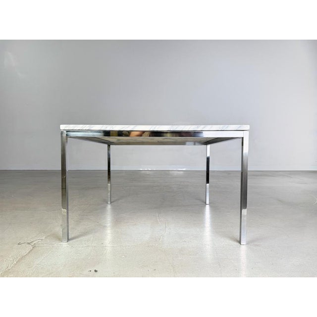 White Midcentury Modern Coffee Table by Florence Knoll, 1960s For Sale - Image 8 of 10
