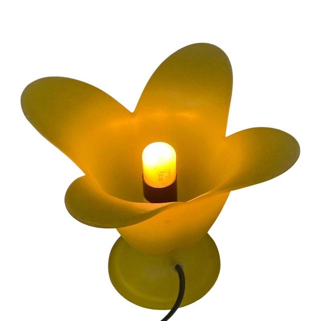 Glass Tullip Table Lamp from Vandeheg For Sale - Image 4 of 8