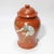 Early 20th Century Pair of Chinese Late 19th - Early 20th Century Jingdezhen Kiln Coral-Red and Gilt “Pine and Crane for Longevity” Covered Jar For Sale - Image 5 of 12