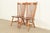 Ethan Allen Stickley Style American Colonial Solid Oak Spindle Back Windsor Side Chairs or Dining Chairs, Pair For Sale - Image 4 of 13
