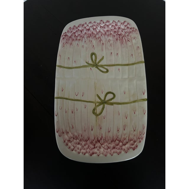 Gorgeous Vintage Italian Asparagus Tureen With Underplate and Ladle For Sale In San Francisco - Image 6 of 10