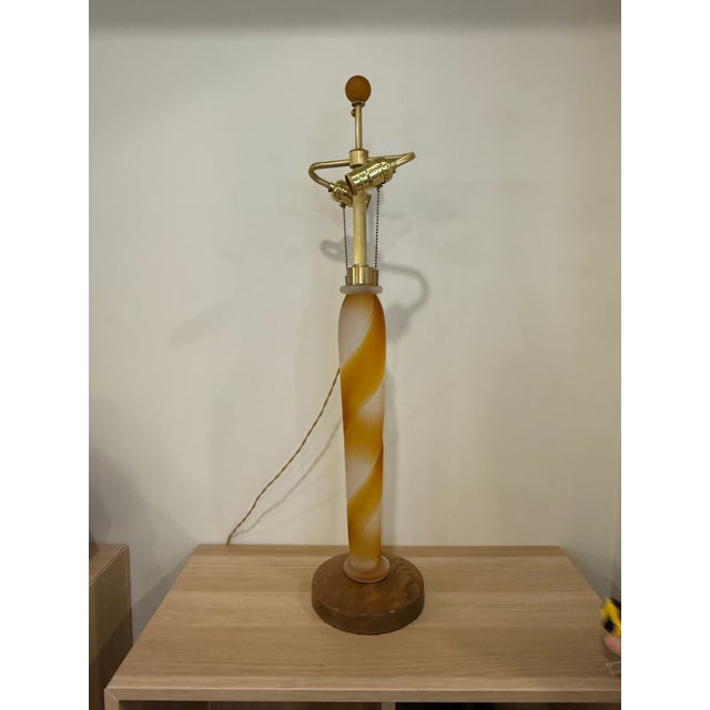 Italian Murano Glass Lamp by John Hutton for Donghia For Sale - Image 3 of 9