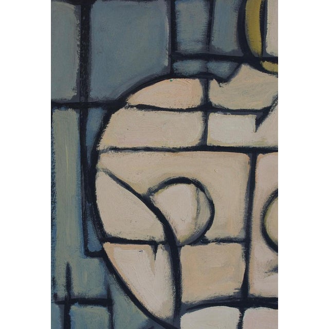 Postwar European Artist, The Vanguard Series Nr. XXVI Abstract Composition, 1950s-1970s, Oil on Board, Framed For Sale - Image 12 of 15